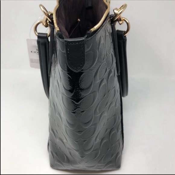 Nwt Coach Signature Patent  Ava Tote - Picture 3 of 8